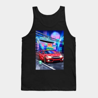 Honda Civic (2006) in Cyberpunk city Tank Top